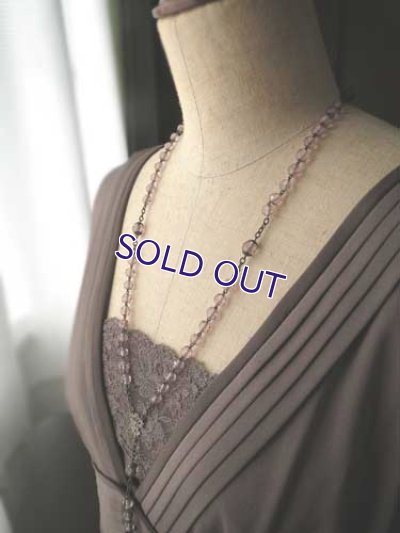 画像6: クリアパープルのアンティークロザリオ