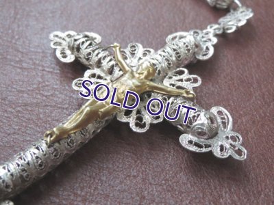 画像8: シルバーフィリグリーのロザリオ