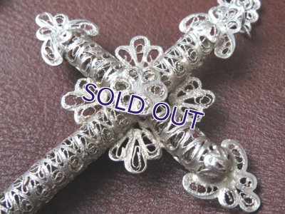 画像9: シルバーフィリグリーのロザリオ