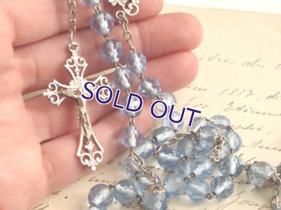 画像8: ブルーガラスのロザリオa