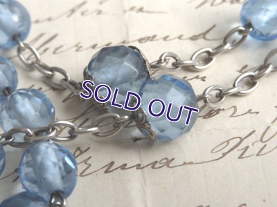 画像4: ブルーガラスのロザリオa