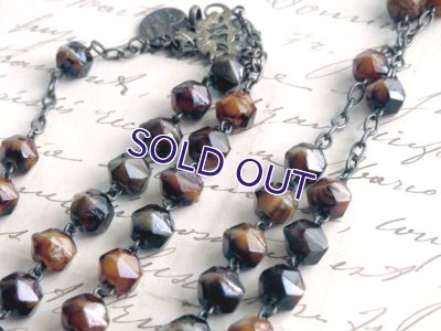 画像6: ストーンカラーガラスのロザリオ