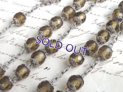 画像10: ブラウンガラスのロザリオ