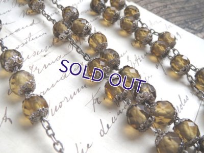 画像3: ブラウンガラスのロザリオ