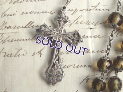 画像7: ブラウンガラスのロザリオ