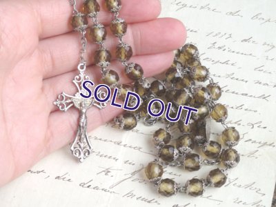 画像11: ブラウンガラスのロザリオ