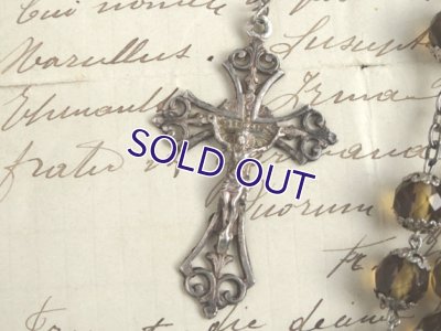 画像4: ブラウンガラスのロザリオ