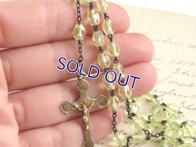 画像7: ウランガラスのロザリオa