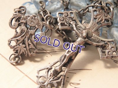 画像3: ブルーガラスのロザリオc