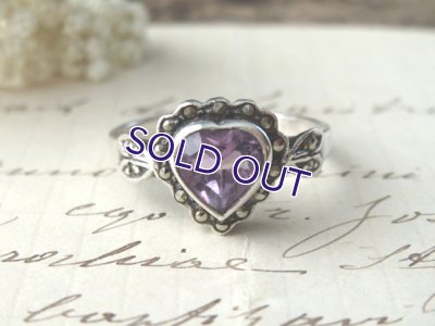 画像4: アメジストのハートリング