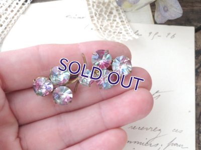 画像8: アイリスガラス クローバーブローチ