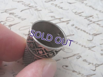 画像5: 格子柄シルバーシンブル