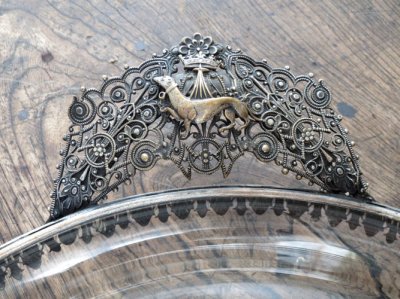 画像4: エルミン紋章のフィリグリープレート