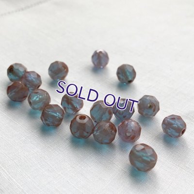 画像10: サフィレットビーズ 約6mm×6.5mm