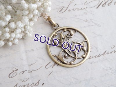 画像6: ロカイユモノグラムのペンダント