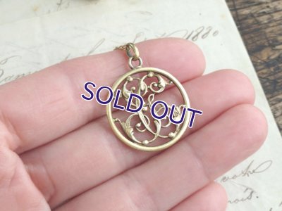 画像5: ロカイユモノグラムのペンダント