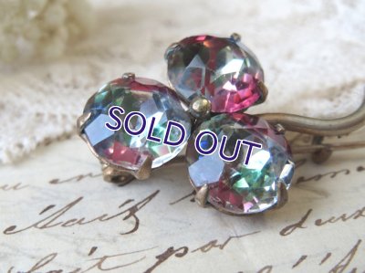 画像3: アイリスガラスのクローバーブローチc