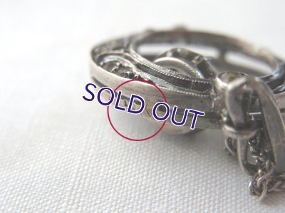 画像8: ミル打ち透かし細工のシルバーペンダント