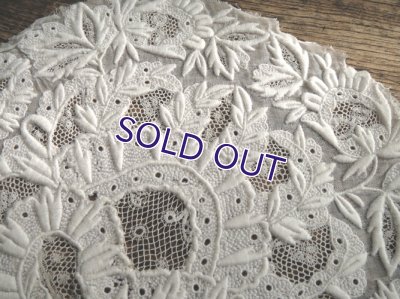 画像4: ボネ用レース刺繍e