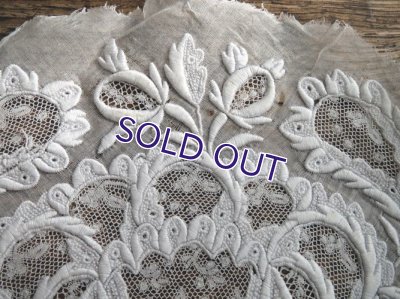 画像6: ボネ用レース刺繍a