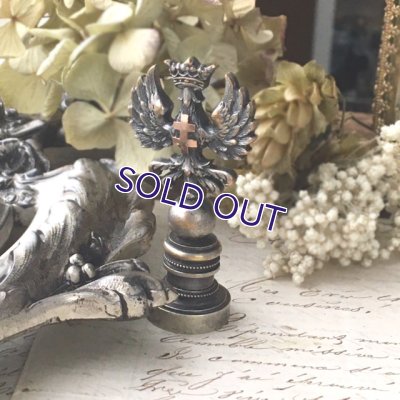 画像9: ロレーヌ十字と王冠鷲紋章のシーリングスタンプ