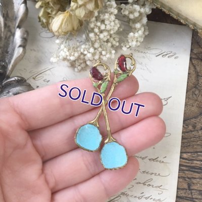 画像7: エナメルのソルトスプーン