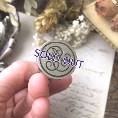 画像10: ロレーヌ十字と王冠鷲紋章のシーリングスタンプ