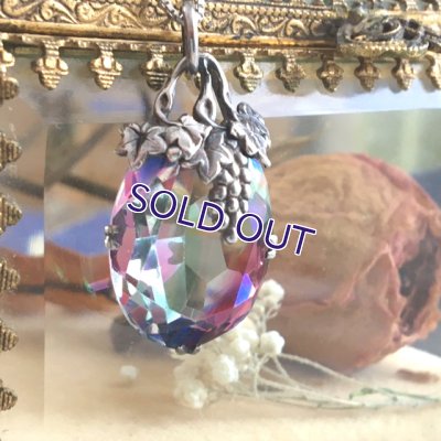 画像5: アイリスガラスの葡萄ペンダントb