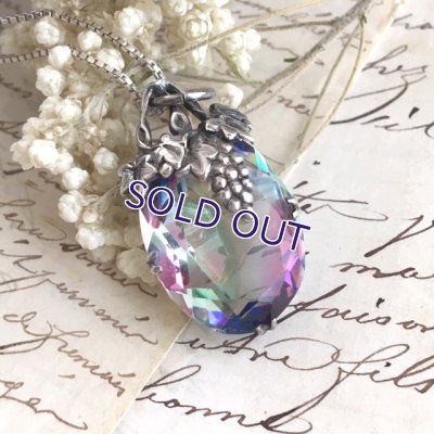 画像6: アイリスガラスの葡萄ペンダントb