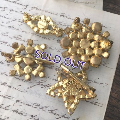 画像6: ウラン含グリーンガラスのブローチセット