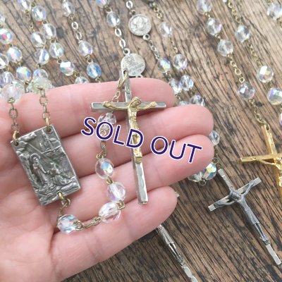 画像10: オーロラガラスロザリオセット