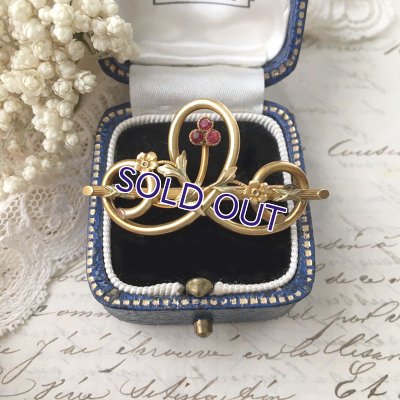 画像3: ORIA ラバーズノットのゴールドブローチ