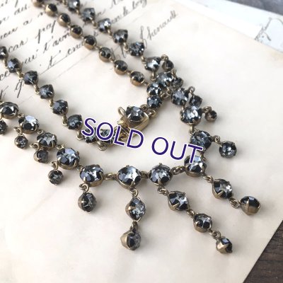 画像6: ベルリンガラスのシャンデリアネックレス