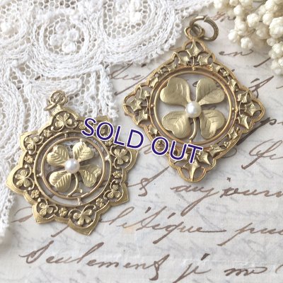 画像10: K18クローバーの透かし細工ペンダントb