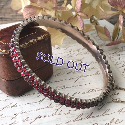 画像14: ボヘミアンガーネットのバングル