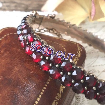 画像3: ボヘミアンガーネットのバングル