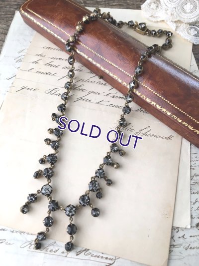 画像13: ベルリンガラスのシャンデリアネックレス