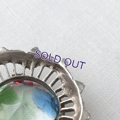 画像8: アイリスガラスの透かし細工ペンダント