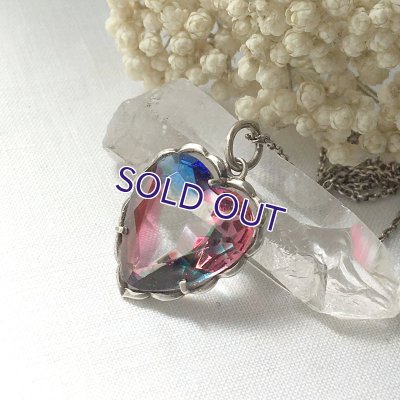 画像3: アイリスガラスのハートペンダント