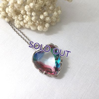 画像9: アイリスガラスのハートペンダント