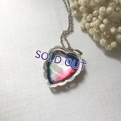 画像8: アイリスガラスのハートペンダント