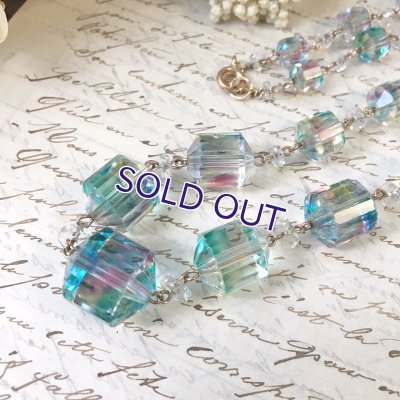 画像5: アイリスガラスのビーズネックレス