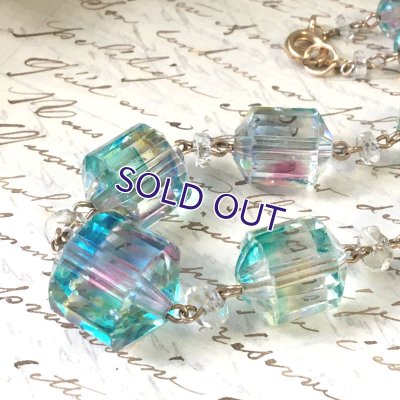 画像4: アイリスガラスのビーズネックレス