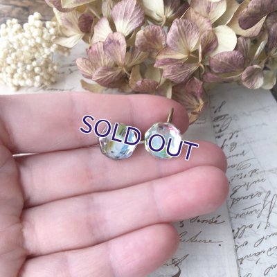 画像10: アイリスガラスのイヤリングA