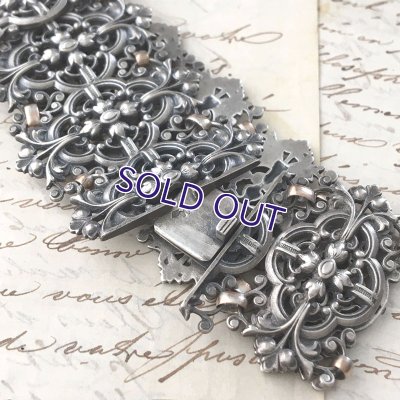 画像3: ロココ様式のシルバーブレスレット