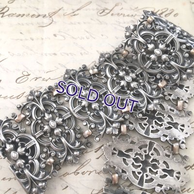 画像15: ロココ様式のシルバーブレスレット