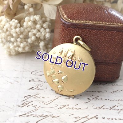 画像10: バラのゴールドロケットペンダント