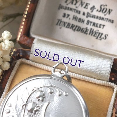 画像6: スズランのシルバーロケットペンダント