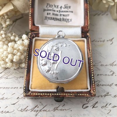 画像4: スズランのシルバーロケットペンダント