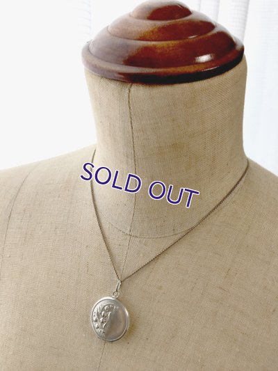 画像12: スズランのシルバーロケットペンダント